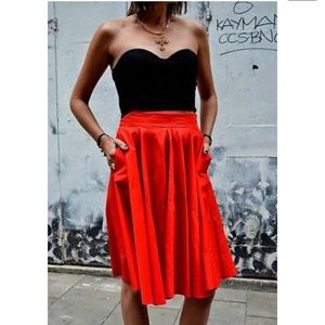 ZARA BUSTIER CORSET CROPPED TOP BRALET BLOUSE